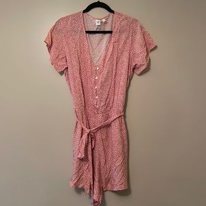 GAP floral dressy shorts romper